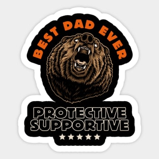 Best Dad Ever Protective Supportive Sticker